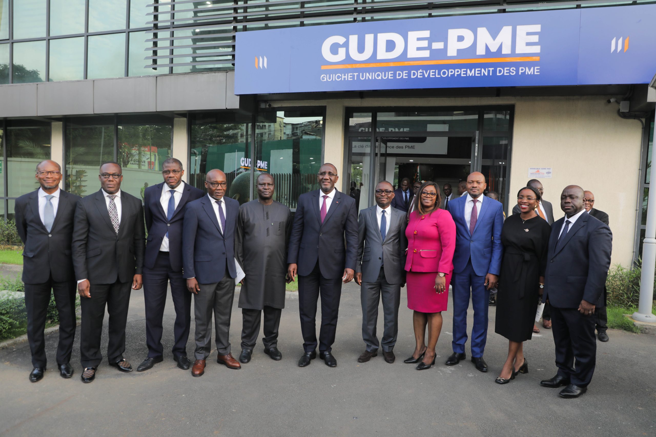 Visite du Ministre du Commerce et de l’Industrie, Dr Souleymane Diarrassouba, et Préparatifs pour les Journées Portes Ouvertes du GUDE-PME, de CÔTE D’IVOIRE PME et de la SOCIÉTÉ DE GARANTIE