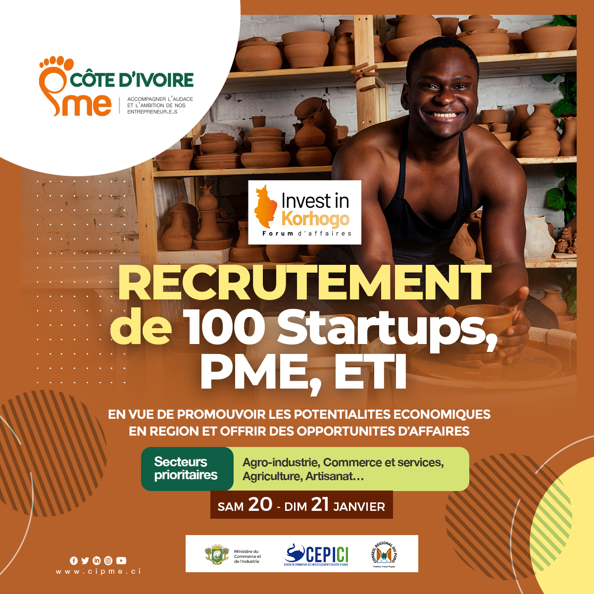 CAN 2023 en Côte d’Ivoire : Opportunités d’affaires et Lancement du Programme de Soutien aux Startups/PME/ET